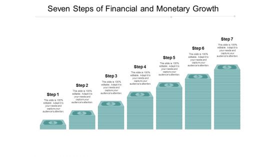 Seven Steps Of Financial And Monetary Growth Ppt Powerpoint Presentation Inspiration Backgrounds