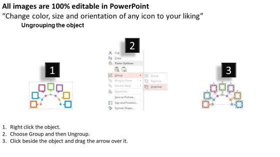 Seven Strategy Steps With Icons Powerpoint Template