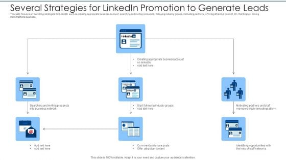 Several Strategies For Linkedin Promotion To Generate Leads Rules PDF