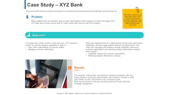 Share Of Wallet Case Study Xyz Bank Ppt File Rules PDF