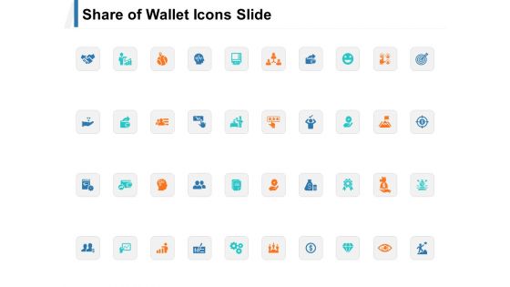 Share Of Wallet Icons Slide Ppt Pictures Example Introduction PDF