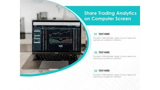 Share Trading Analytics On Computer Screen Ppt PowerPoint Presentation Pictures Graphic Images PDF