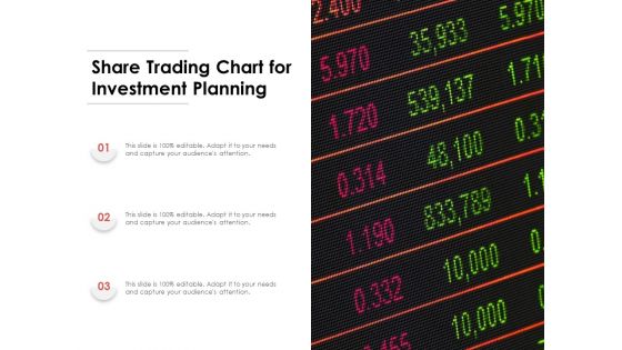 Share Trading Chart For Investment Planning Ppt PowerPoint Presentation Ideas Brochure PDF