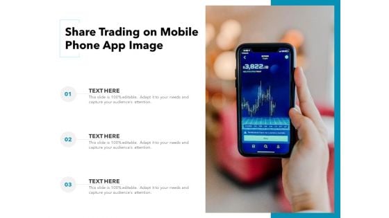 Share Trading On Mobile Phone App Image Ppt PowerPoint Presentation Portfolio Structure PDF