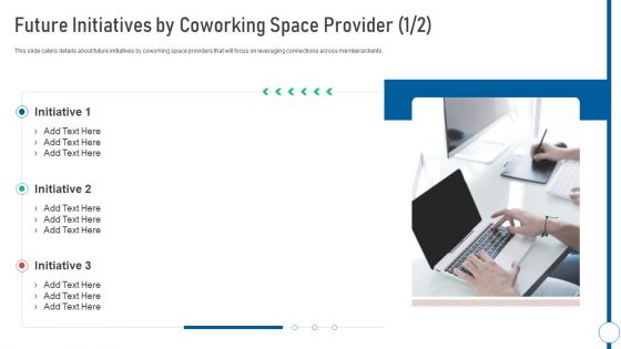 Shared Workspace Future Initiatives By Coworking Space Provider Ppt Icon Information PDF