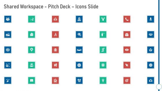 Shared Workspace Pitch Deck Icons Slide Ppt Professional Infographic Template PDF