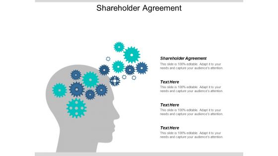 Shareholder Agreement Ppt PowerPoint Presentation Show Grid Cpb