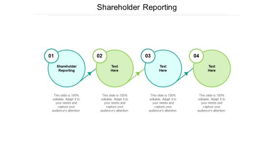 Shareholder Reporting Ppt PowerPoint Presentation Show Design Templates Cpb Pdf
