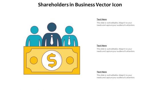 Shareholders In Business Vector Icon Ppt PowerPoint Presentation File Show PDF