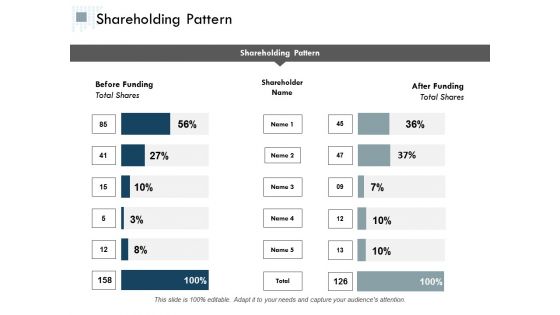 Shareholding Pattern Ppt PowerPoint Presentation Styles Background Images