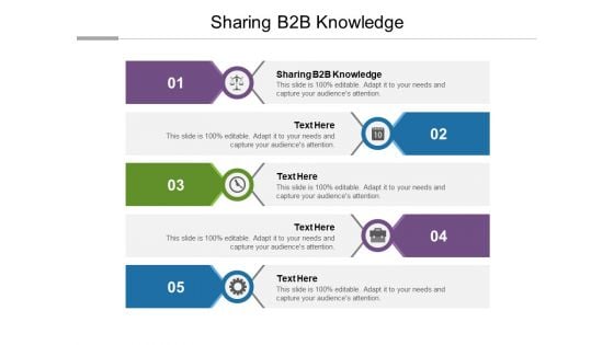 Sharing B2B Knowledge Ppt PowerPoint Presentation Slides Brochure Cpb