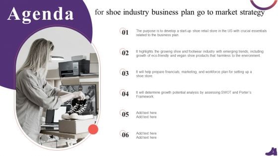 Shoe Industry Business Plan Go To Market Strategy
