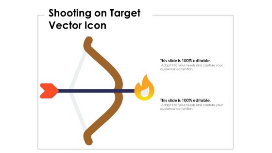 Shooting On Target Vector Icon Ppt PowerPoint Presentation Professional Graphics PDF