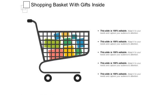 Shopping Basket With Gifts Inside Ppt PowerPoint Presentation Slides Microsoft