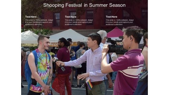 Shopping Festival In Summer Season Ppt Powerpoint Presentation Show Shapes