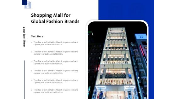 Shopping Mall For Global Fashion Brands Ppt PowerPoint Presentation Icon Deck PDF