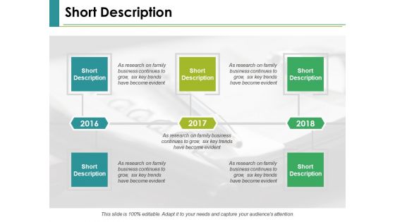 Short Description Ppt PowerPoint Presentation Model Samples