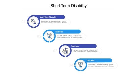 Short Term Disability Ppt PowerPoint Presentation Portfolio Graphic Images Cpb