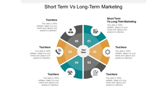 short term vs long term marketing ppt powerpoint presentation model graphic tips cpb