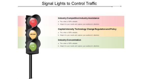 Signal Lights To Control Traffic Ppt PowerPoint Presentation Pictures Skills