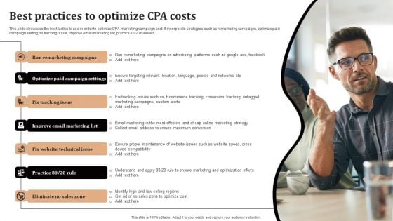 Significance Of CPA To Maximize Digital Marketing ROI Best Practices To Optimize CPA Costs Topics PDF