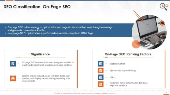 Significance Of On Page SEO Training Ppt