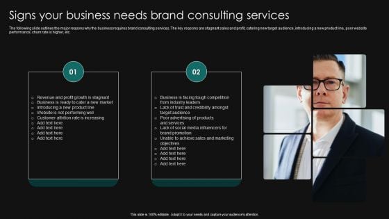 Signs Your Business Needs Brand Consulting Services Digital Brand Marketing Consulting Portrait PDF