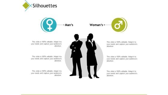 Silhouettes Marketing Ppt PowerPoint Presentation Portfolio Examples