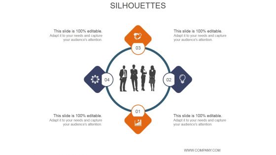 Silhouettes Ppt PowerPoint Presentation Clipart