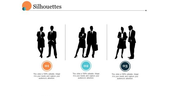 Silhouettes Ppt PowerPoint Presentation File Visual Aids