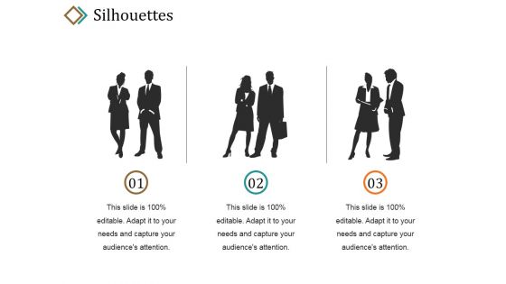 Silhouettes Ppt PowerPoint Presentation Infographics Layouts