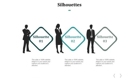 Silhouettes Ppt PowerPoint Presentation Outline Background