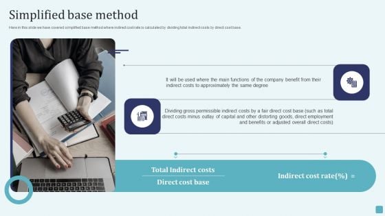 Simplified Base Method Stages Of Cost Allocation Procedure Background PDF