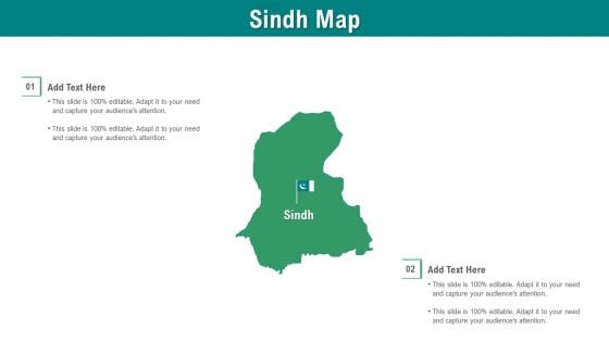 Sindh Map PowerPoint Presentation Ppt Template PDF