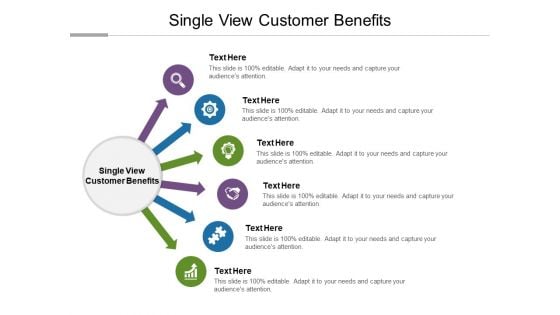 Single View Customer Benefits Ppt PowerPoint Presentation Pictures Gallery Cpb