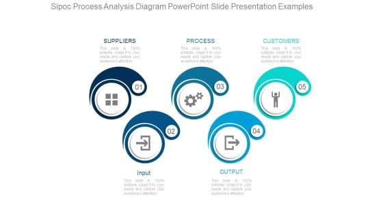 Sipoc Process Analysis Diagram Powerpoint Slide Presentation Examples