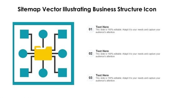 Sitemap Vector Illustrating Business Structure Icon Ppt PowerPoint Presentation Gallery Maker PDF