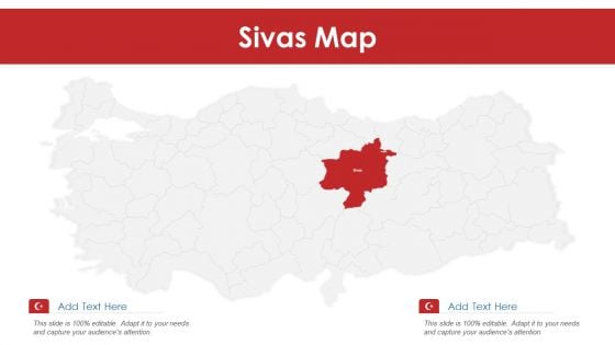 Sivas Map PowerPoint Presentation PPT Template PDF