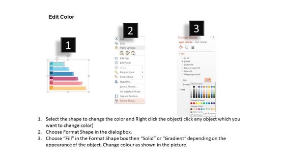 Six Business Steps With Strategy Icons Powerpoint Template