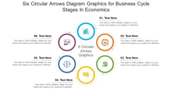 Six Circular Arrows Diagram Graphics For Business Cycle Stages In Economics Introduction PDF Six Circular Arrows Diagram Graphics For Business Cycle Stages In Economics Introduction PDF