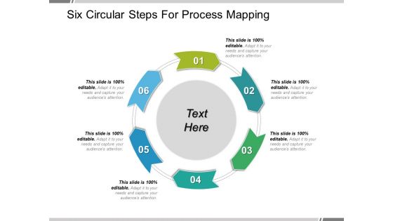 Six Circular Steps For Process Mapping Ppt PowerPoint Presentation Ideas Layouts