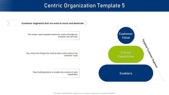 Six Components Consumer Techniques Centric Organization Value Ppt Summary Master Slide PDF