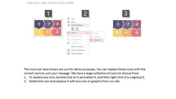 Six Icons Diagram For Business Process Powerpoint Slides