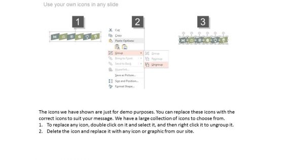 Six Linear Steps With Icons Diagram Powerpoint Slides