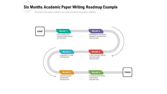 Six Months Academic Paper Writing Roadmap Example Portrait