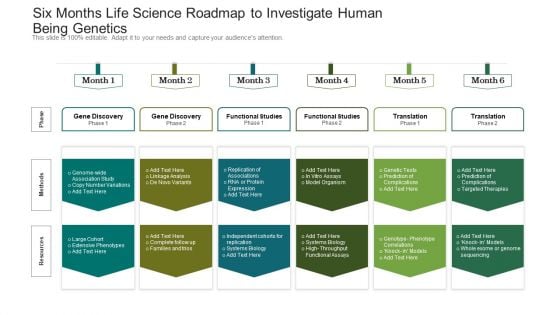 Six Months Life Science Roadmap To Investigate Human Being Genetics Download