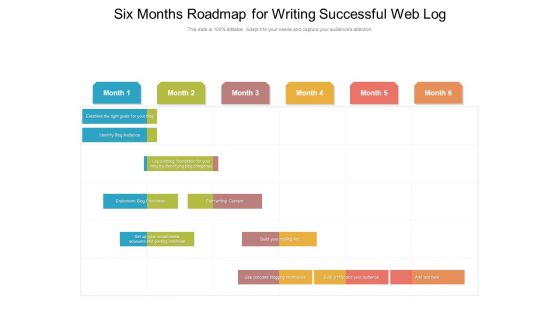 Six Months Roadmap For Writing Successful Web Log Background