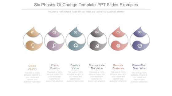Six Phases Of Change Template Ppt Slides Examples Six Phases Of Change Template Ppt Slides Examples