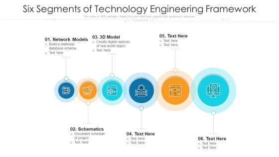 Six Segments Of Technology Engineering Framework Ppt PowerPoint Presentation File Layout Ideas PDF