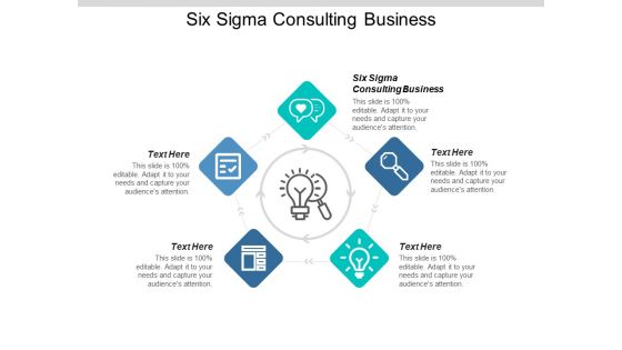 Six Sigma Consulting Business Ppt PowerPoint Presentation Inspiration Brochure Cpb